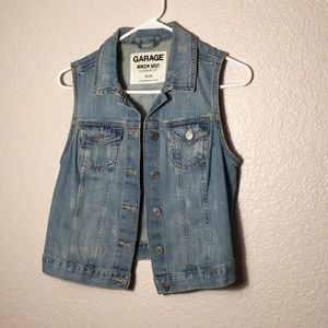 Garage denim vest.